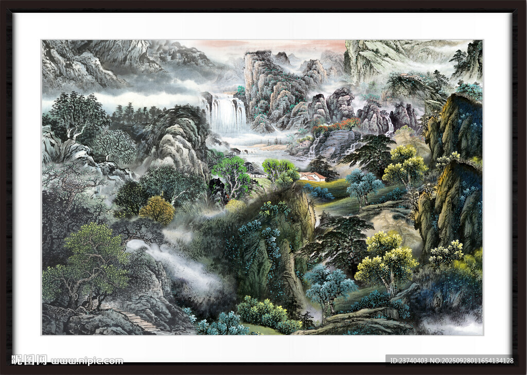 中国画风景 