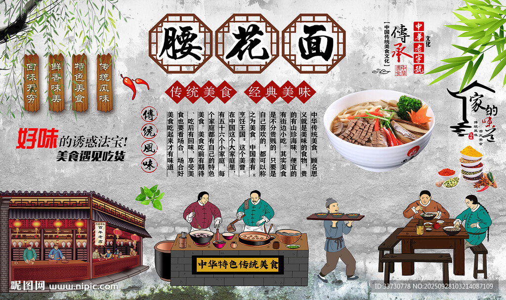 腰花面