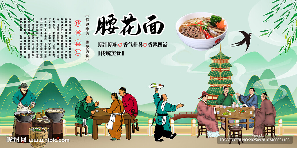 腰花面
