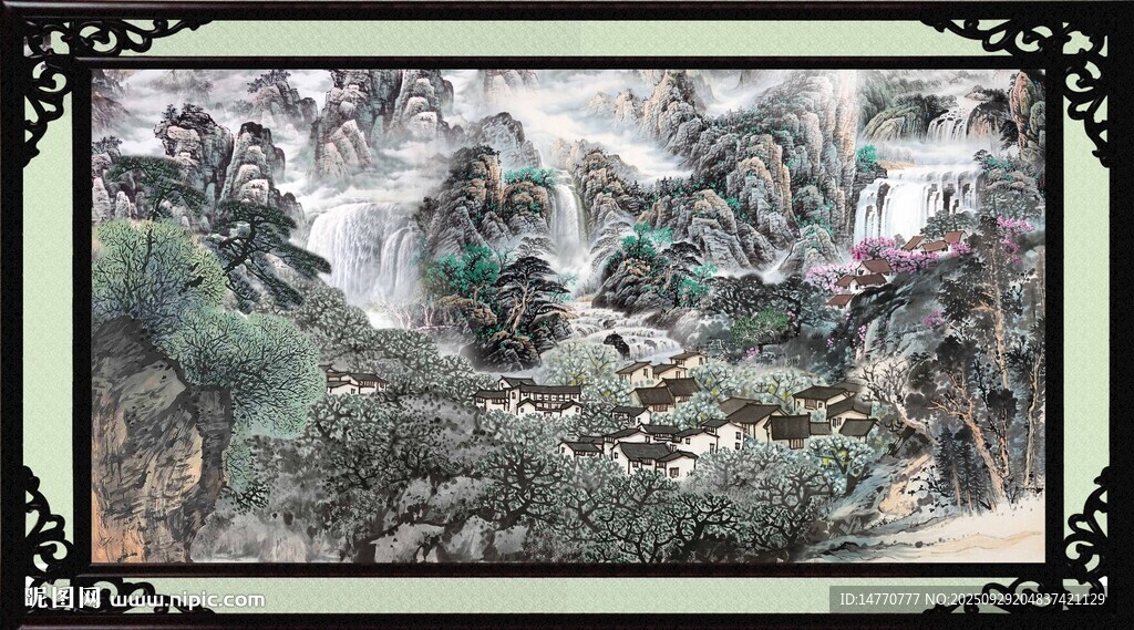 客厅山水画