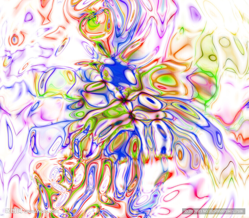 唯美抽象流体画
