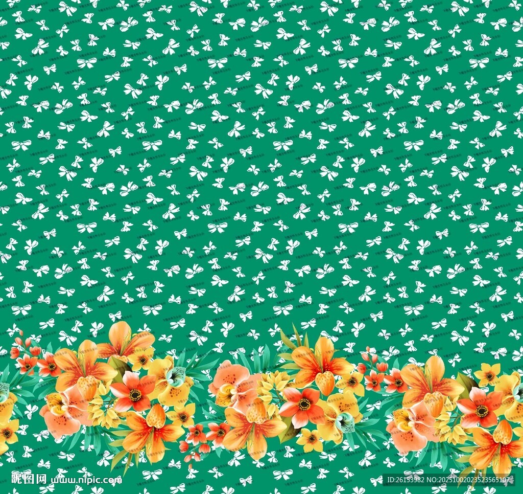 中青年欧美定位印花素材