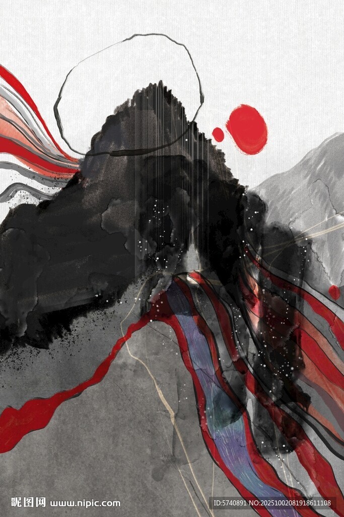 抽象油画