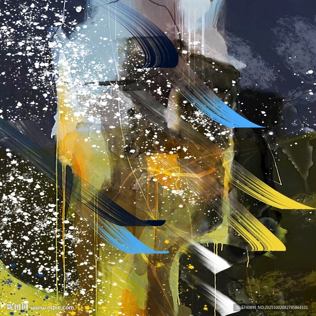 抽象油画