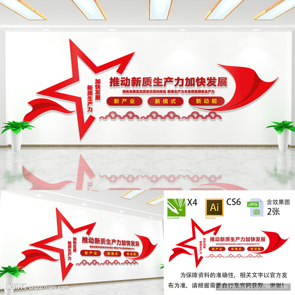 新质生产力党建文化墙