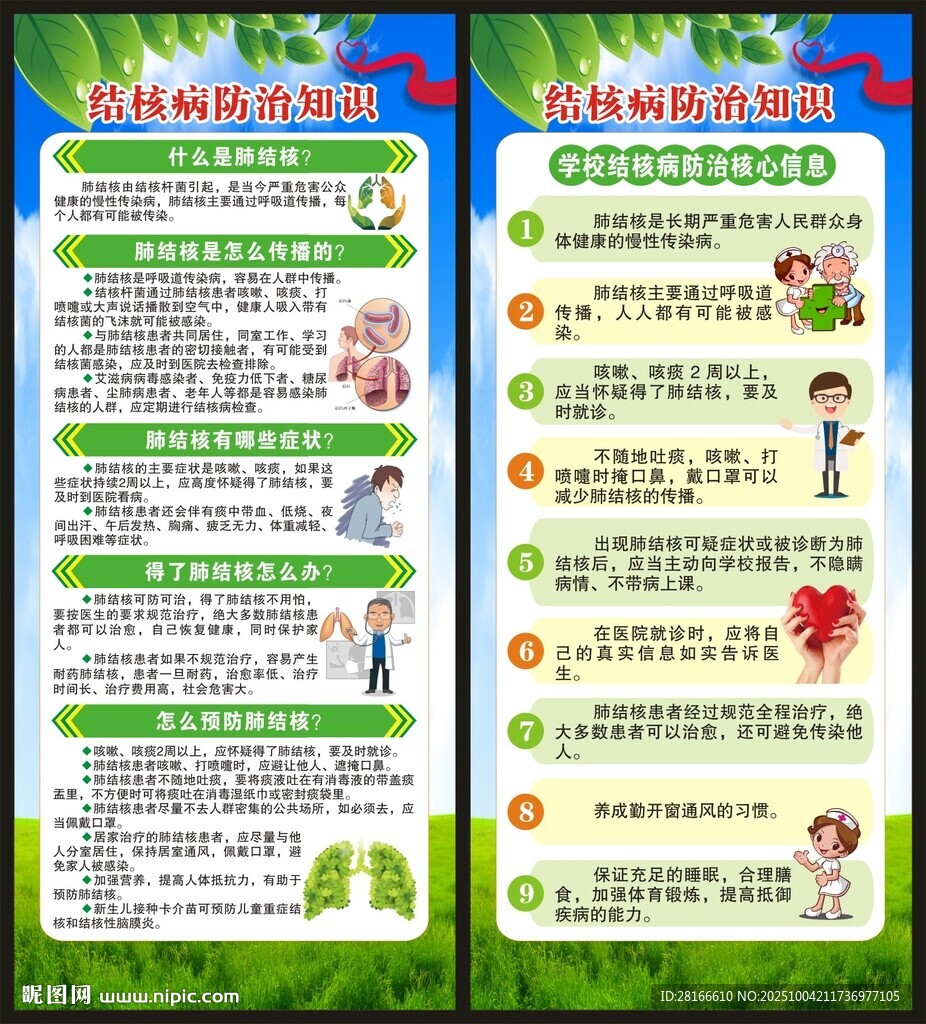 结核病日展架