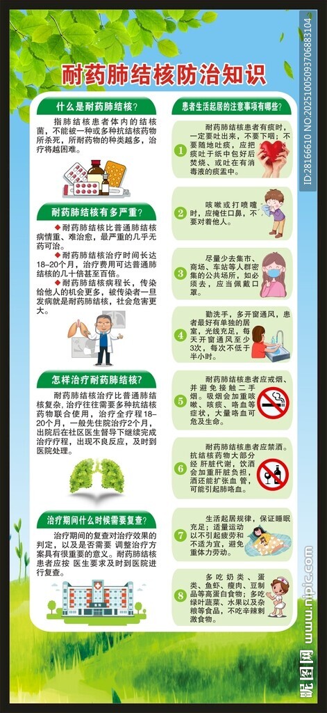 结核病日展架