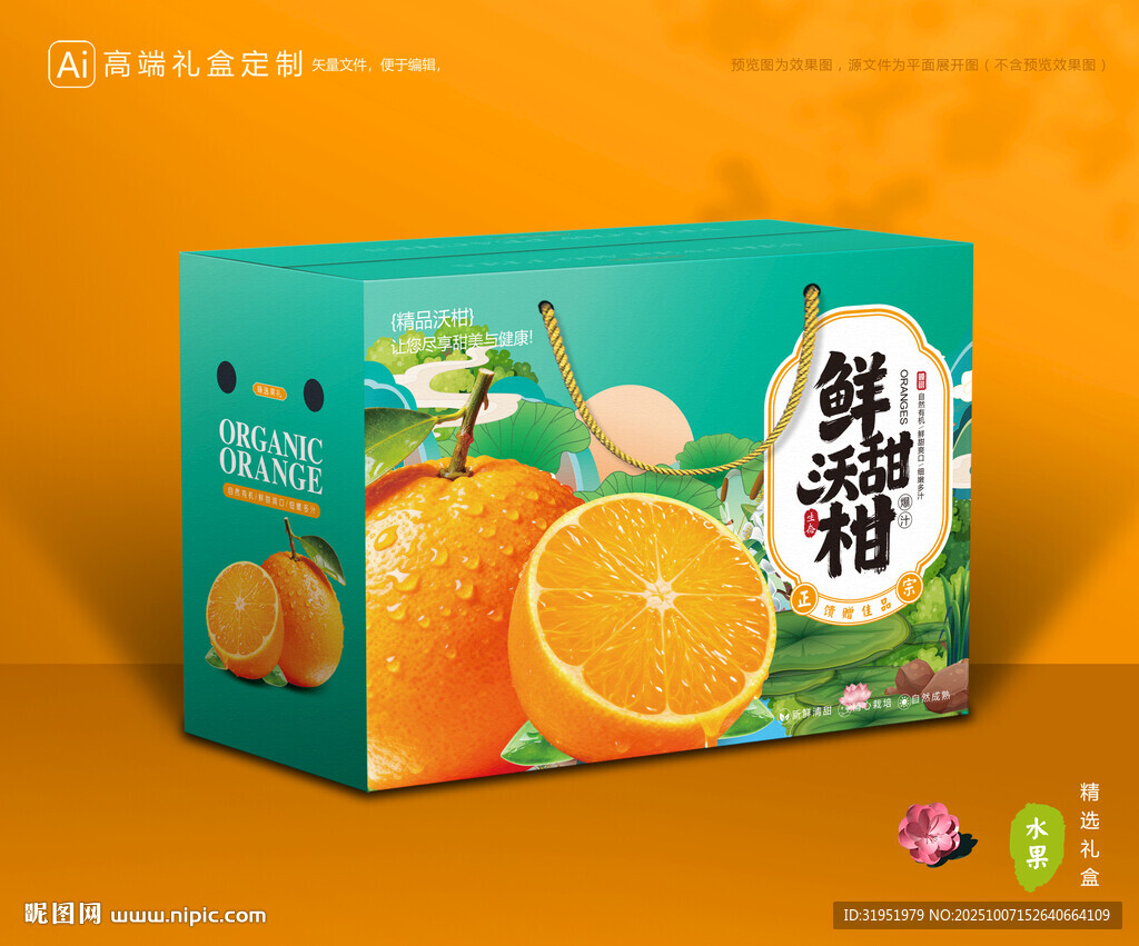 沃柑包装 蜜桔礼盒
