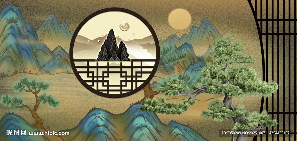 山水意境装饰画