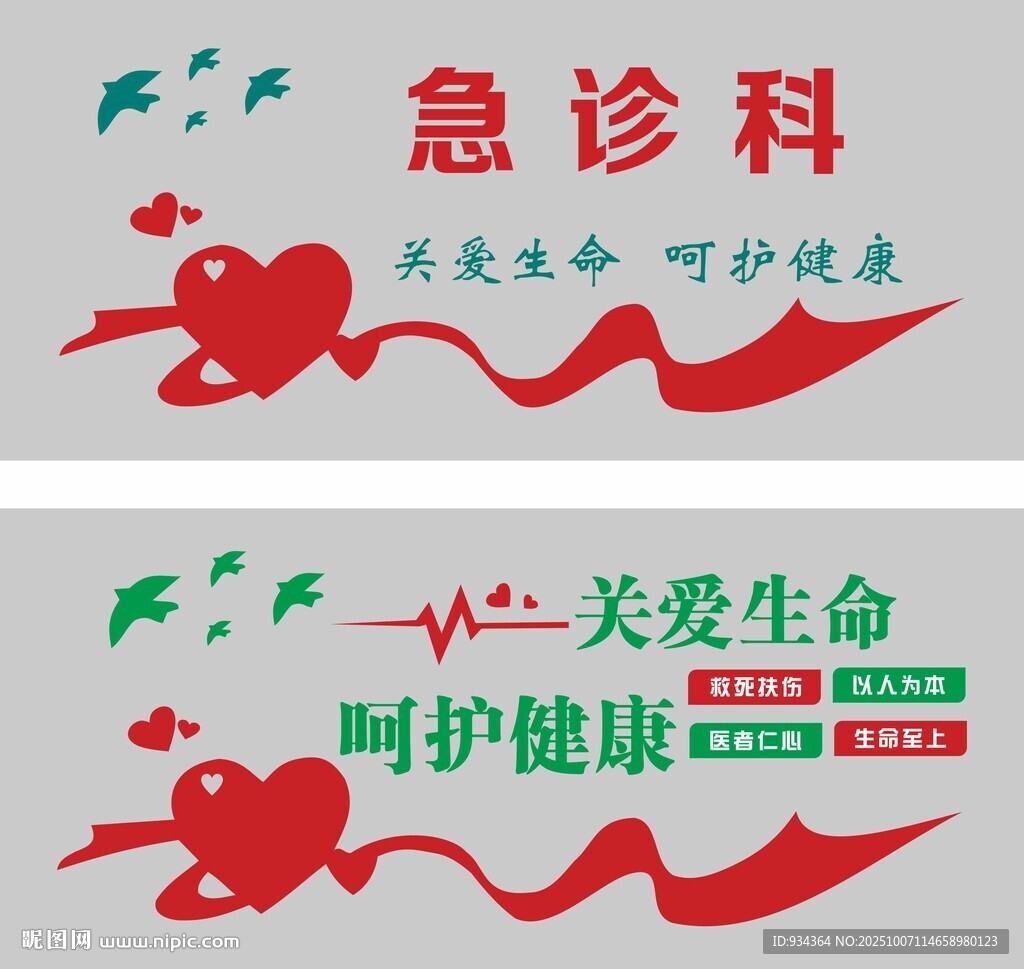 急诊科 形象墙