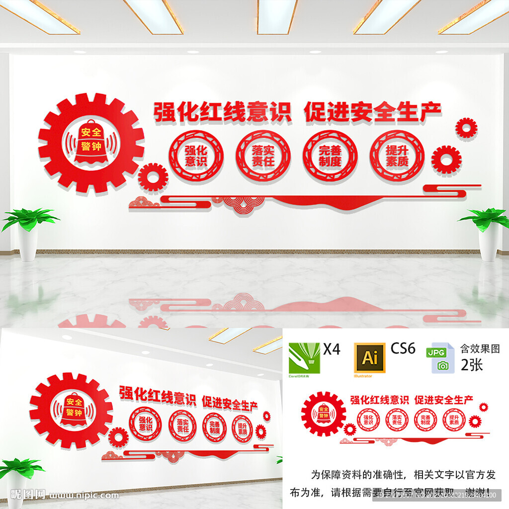 安全生产文化墙 