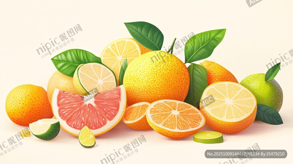 缤纷柑橘类水果大集合