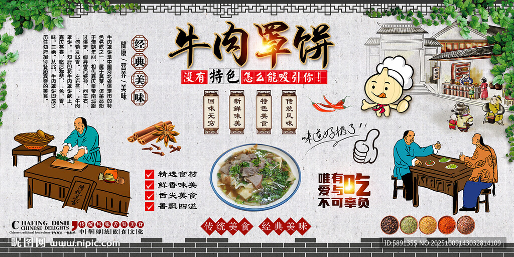 牛肉罩饼