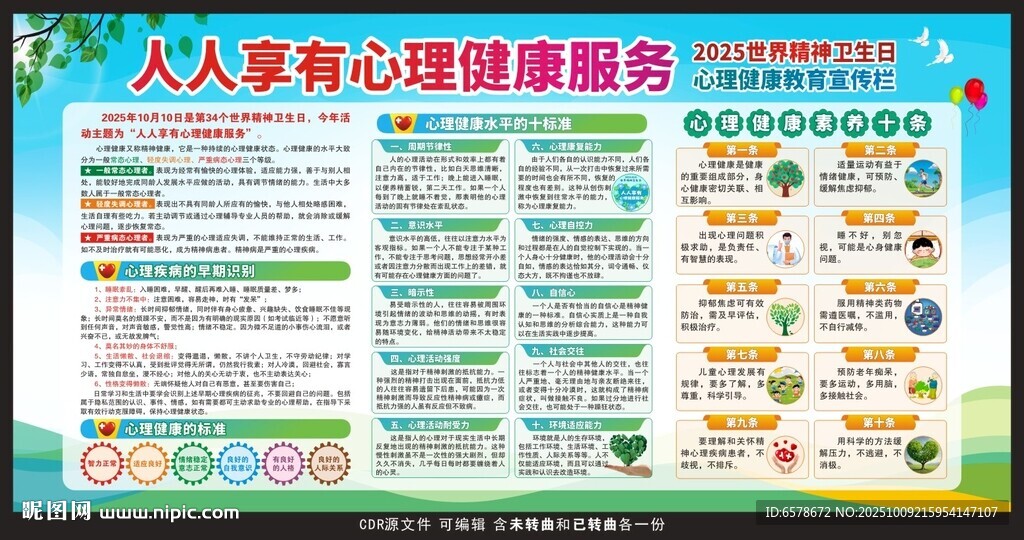 2025世界精神卫生日