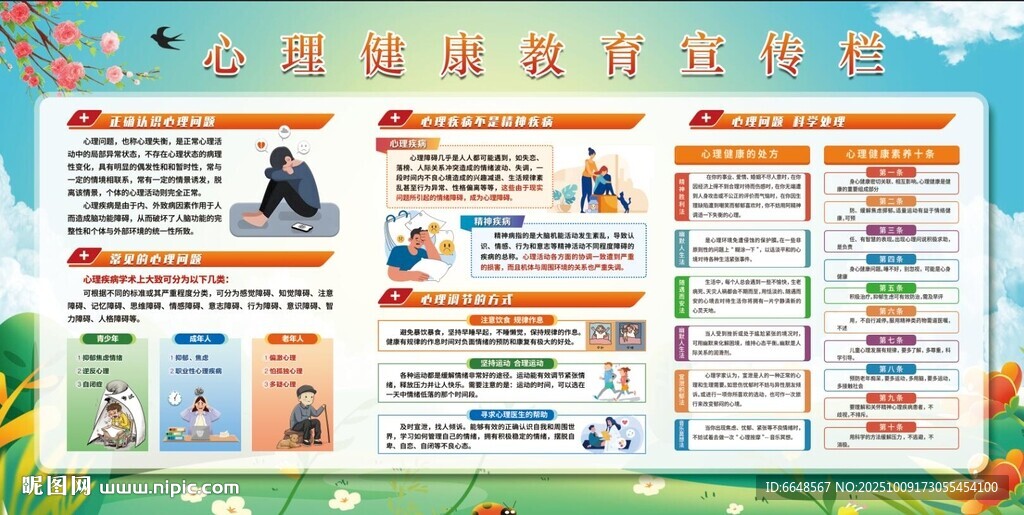 心理健康教育宣传栏