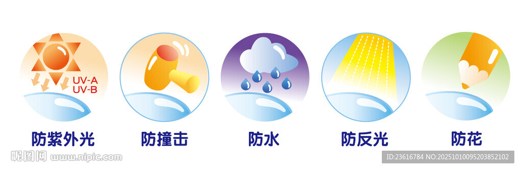镜片图标