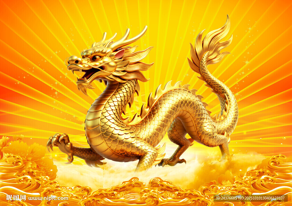 金色祥龙