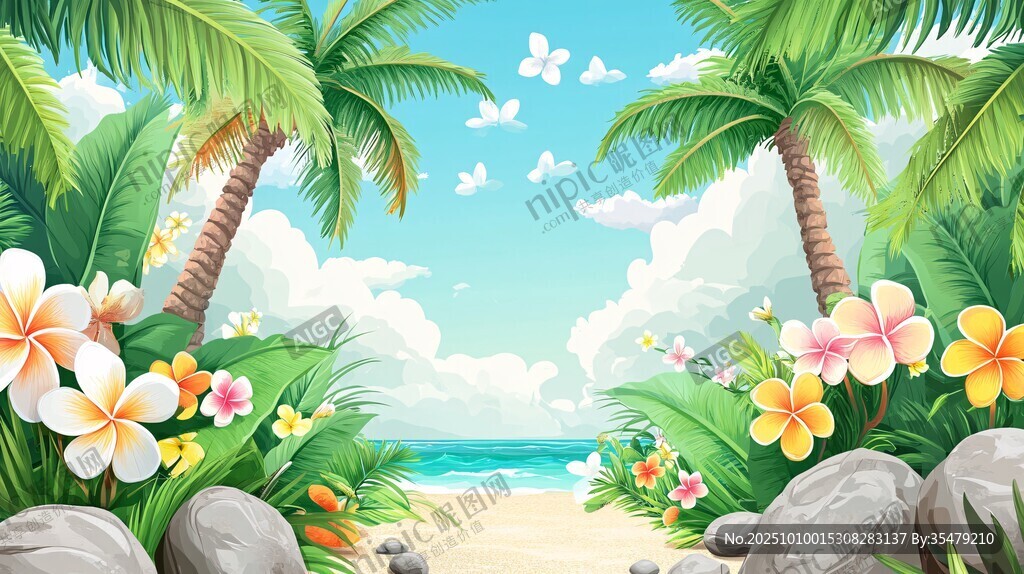 热带海滨美景