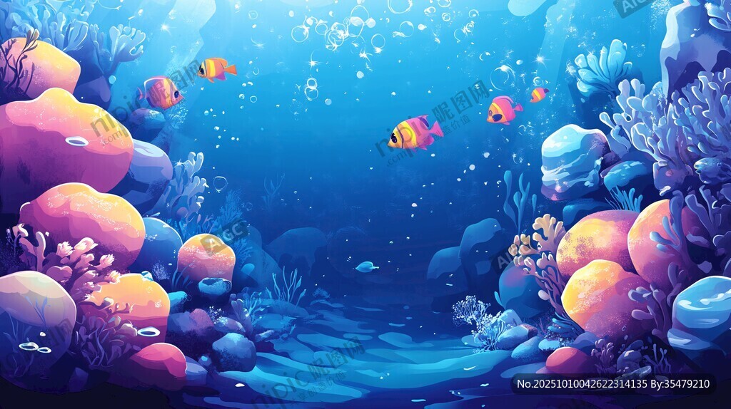 梦幻海底世界 多彩海洋景观