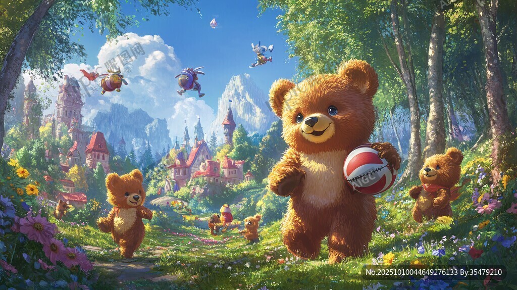 小熊的奇幻森林欢乐之旅