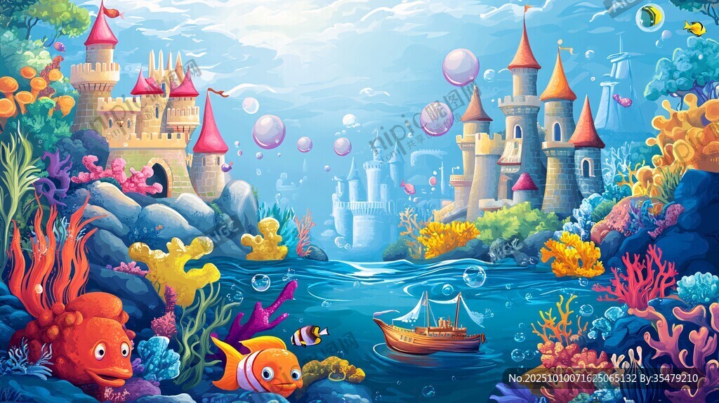 梦幻海底城堡奇幻世界