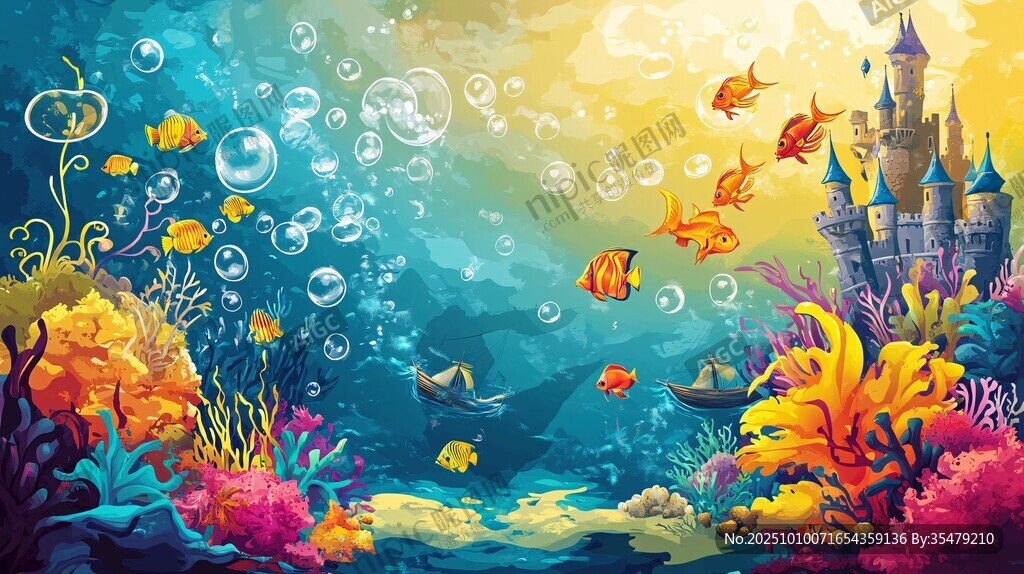 梦幻海底城堡奇幻世界