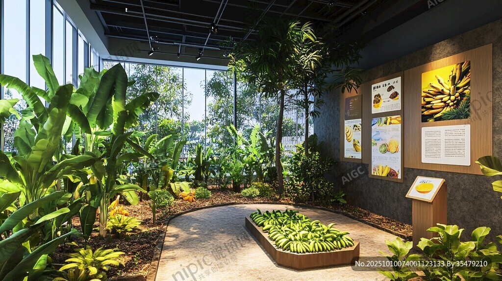 室内绿植展示空间景观