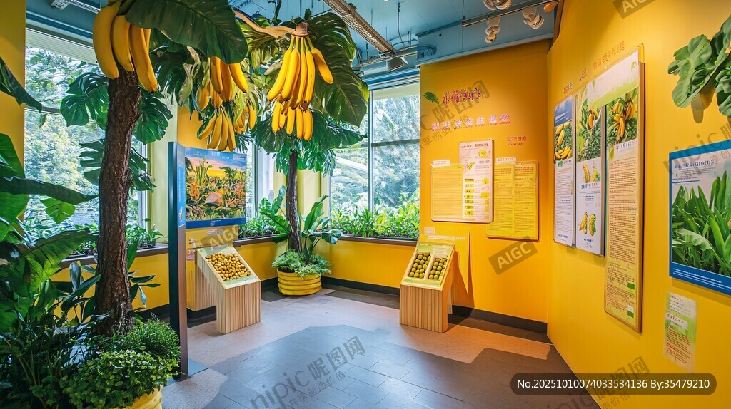香蕉主题科普展示空间