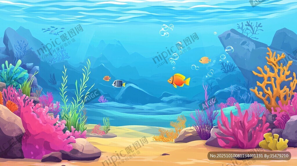 海底缤纷世界 多彩海洋景观