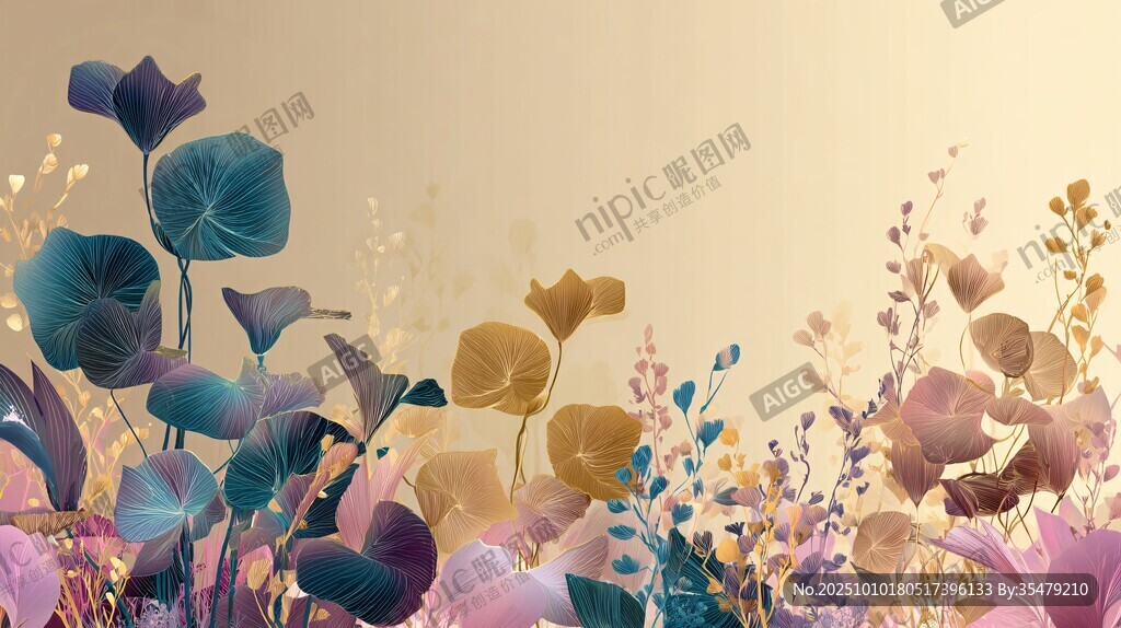 梦幻花卉景观图