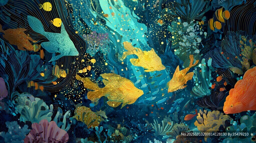 梦幻海底世界的奇妙景象