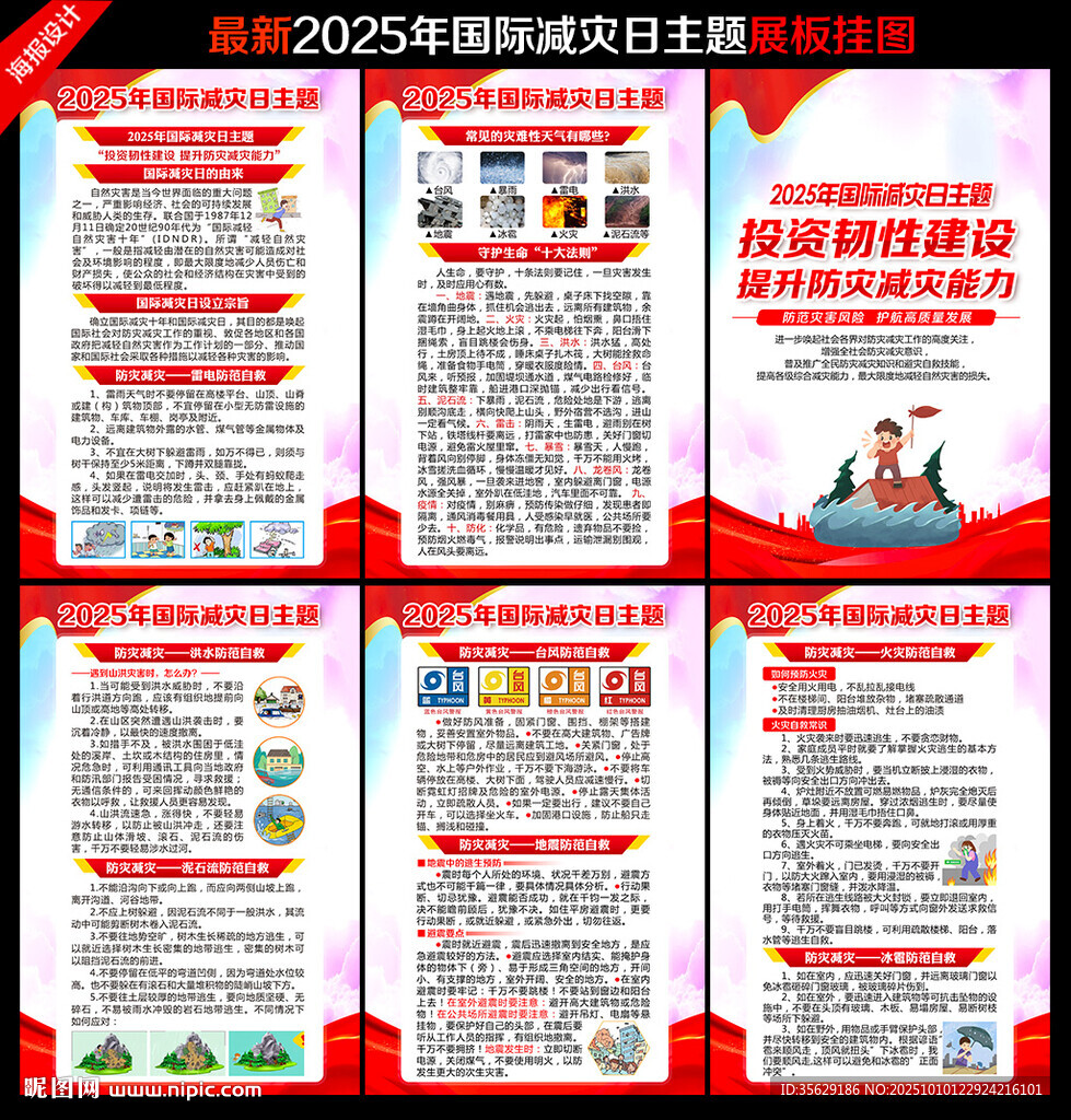 2025年国际减灾日海报
