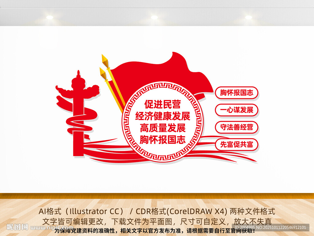 民营经济发展文化墙