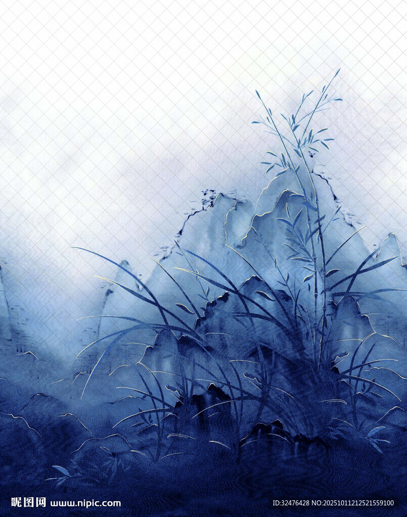 迷雾中的奇幻植物景观