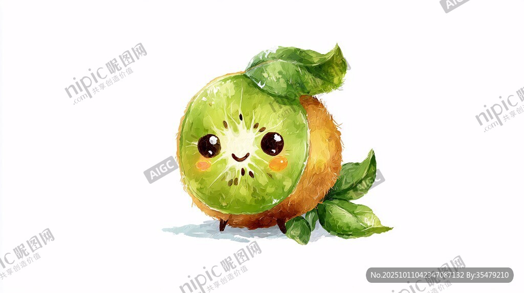 可爱猕猴桃卡通形象