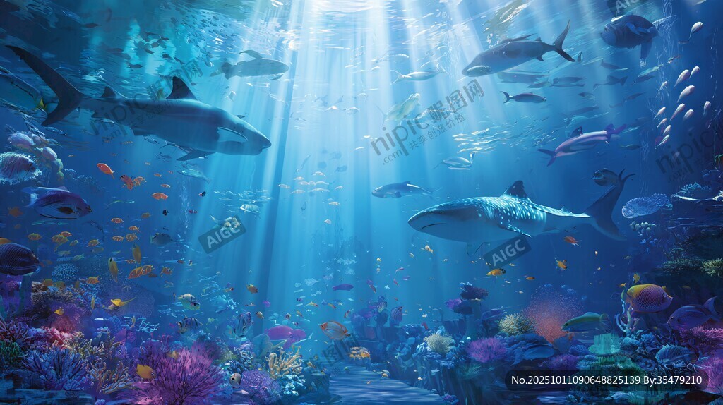 梦幻海底世界的奇妙景象