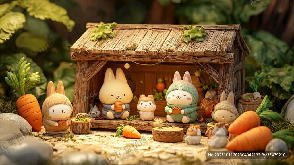 兔家族的温馨小屋