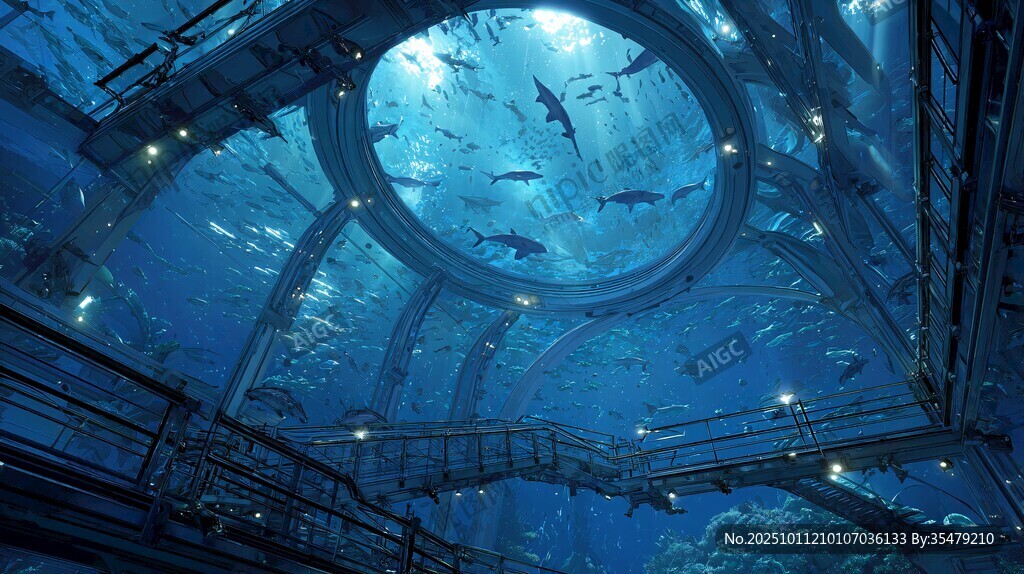 梦幻海底玻璃观景空间