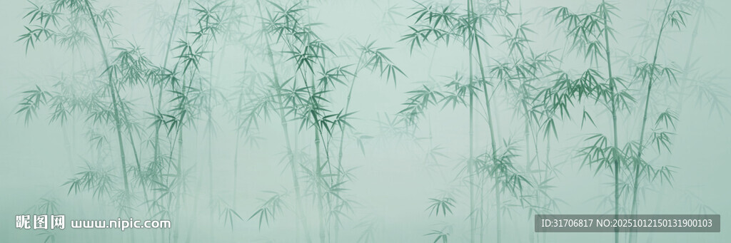 水墨竹子
