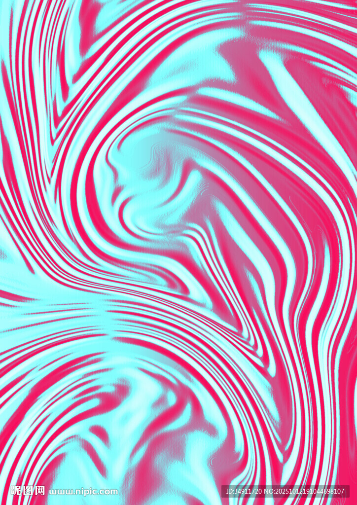 梦幻渐变流体艺术图案