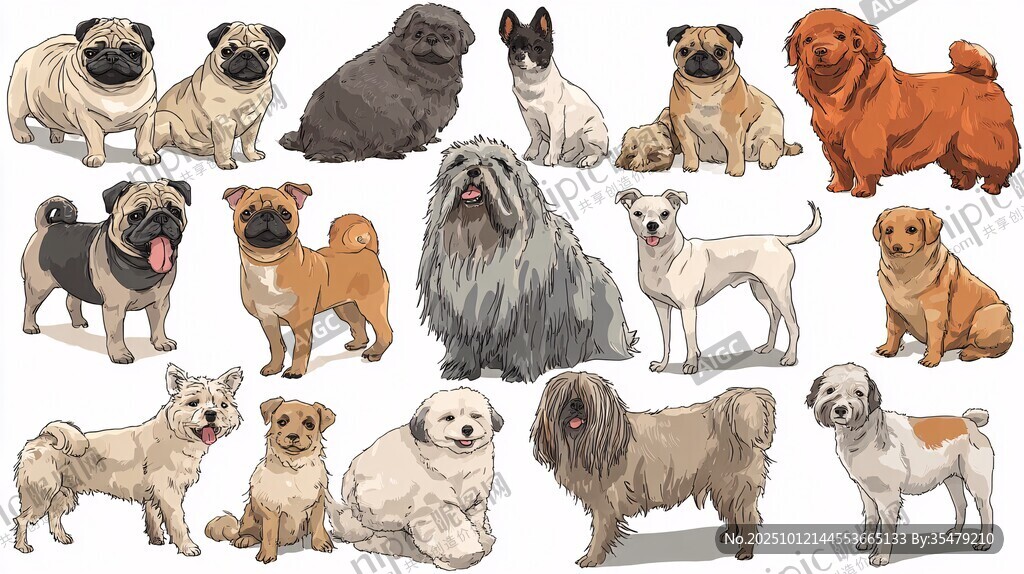 多样萌犬集合