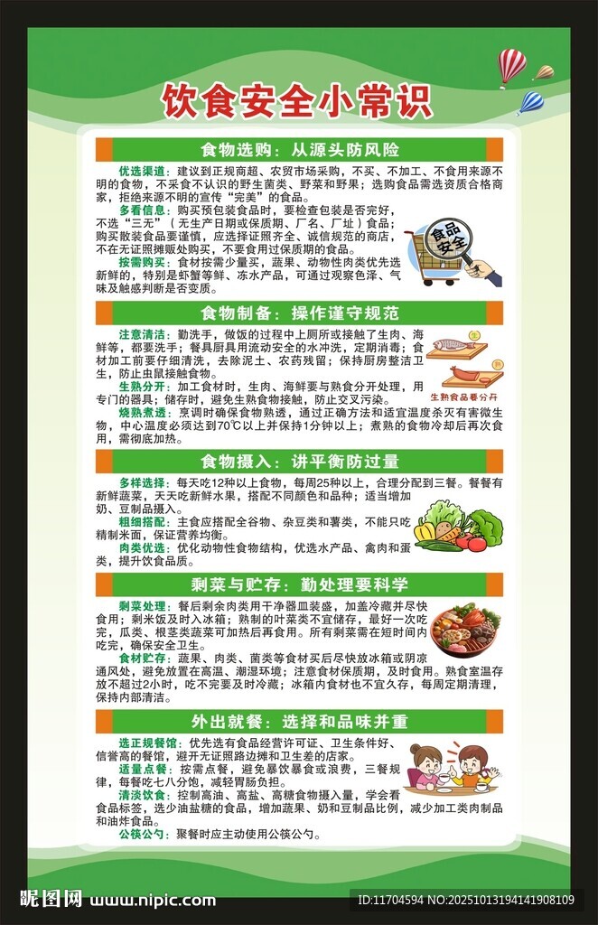 全国食品安全宣传周海报