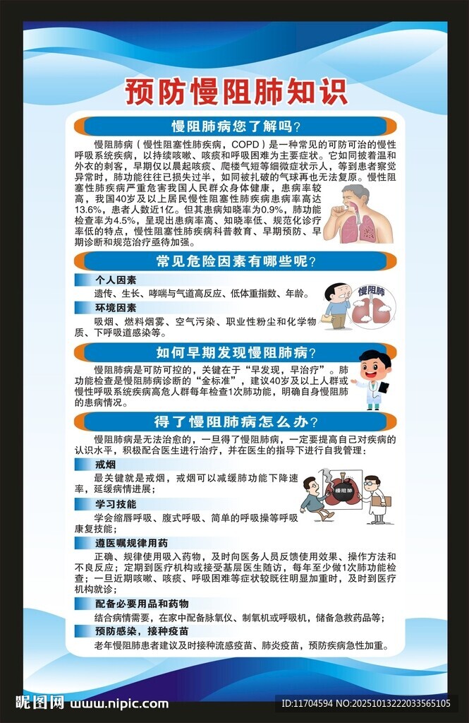 世界慢肺阻日海报