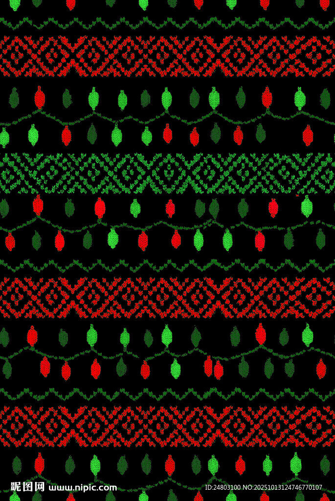 圣诞风针织图案纹理