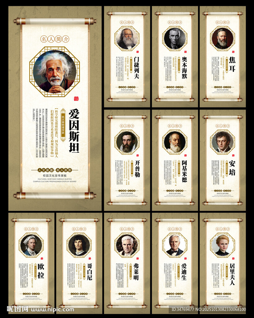 世界名人简介图片