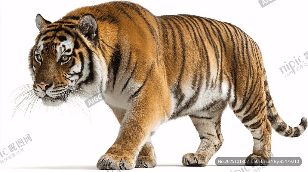 行走的斑斓猛虎