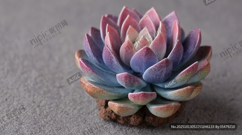 梦幻色彩多肉植物小盆栽