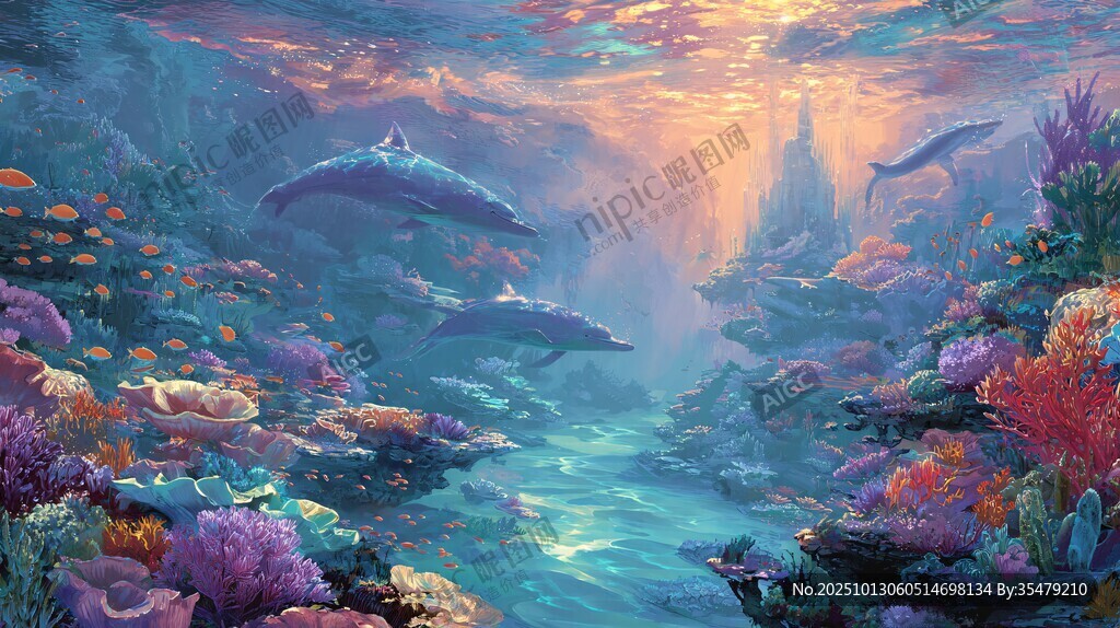 梦幻海底世界的奇幻景观