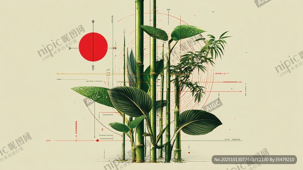 几何风格下的绿植组合