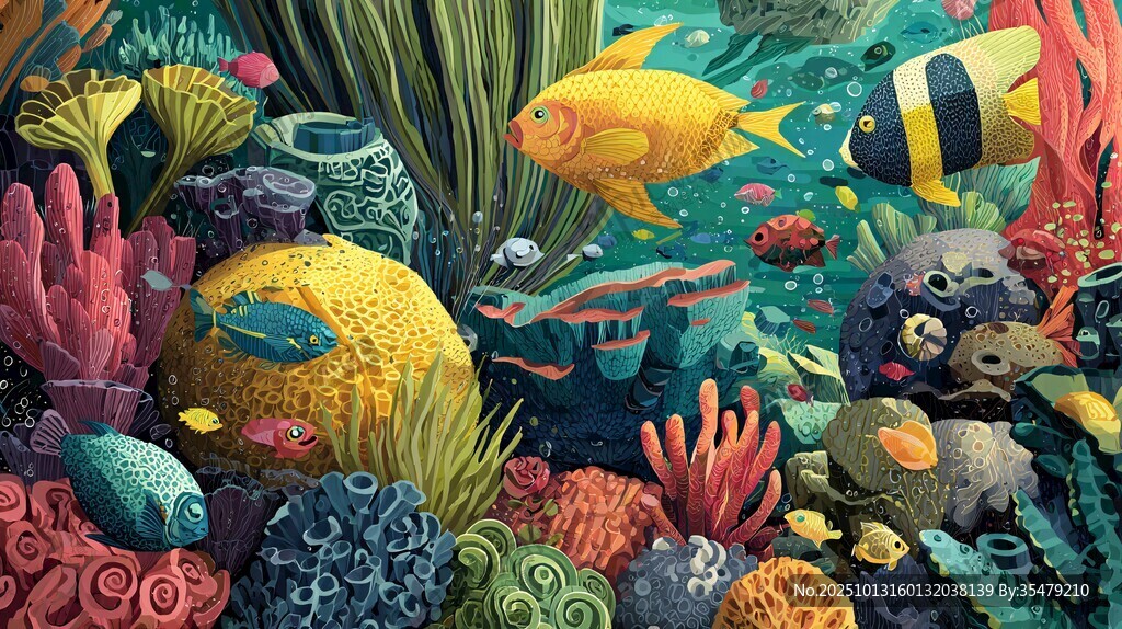 梦幻海底世界 多彩海洋生物